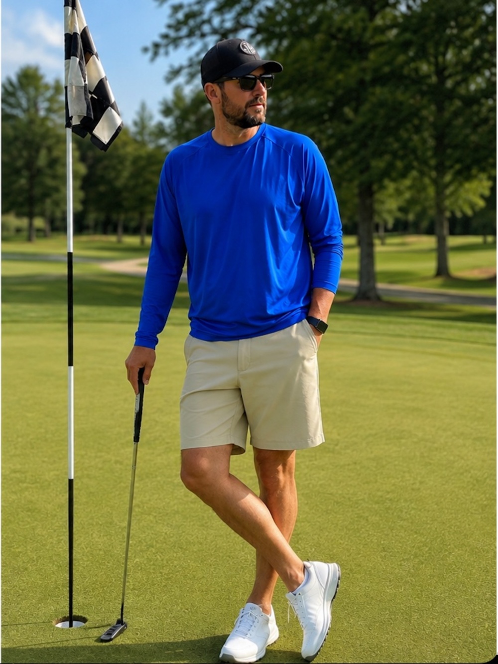 Under Armour Men's Flat-Front Khaki Shorts - Light Tan